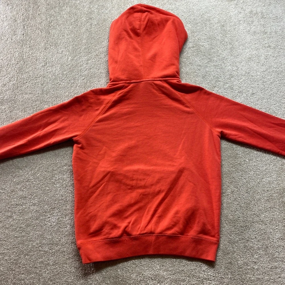 Nike Sweatshirt Youth Boys Small Orange Hoodie Outdoor‎ Activewear